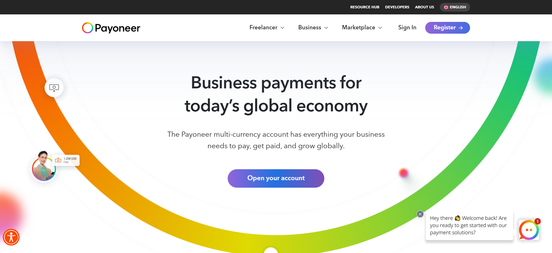 Payoneer 派安盈 - 跨境收匯款和數字支付平臺 | 27PR跨境電商導航